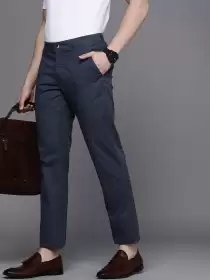 Men Slim Fit Chinos Trousers