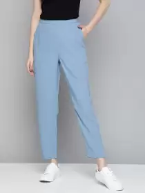 Women Solid Trousers
