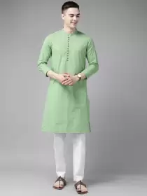 Men Embroidered Kurta with Pyjamas