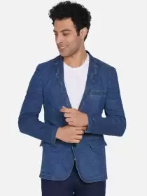 Men Single-Breasted Blazer