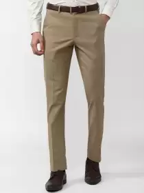 Men Slim Fit Formal Trouser