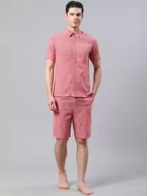 Men Shirt Collar Night suit
