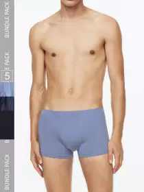 Men 5-Pack Cotton Short Trunks