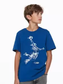 Boys Printed Cotton T-Shirt