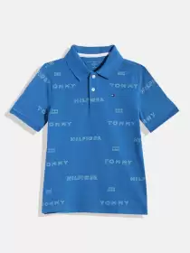 Boys Brand Logo Cotton T-shirt