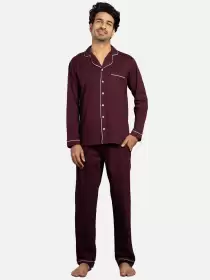Men Pure Cotton Night suit