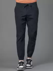 Men Cotton Drawstring Joggers