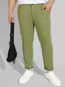 Men Plus Size Cotton  Jeans