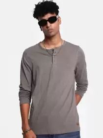 Pure Cotton Solid T-shirt