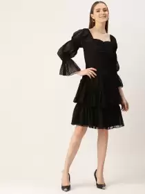 Chiffon A-Line Dress