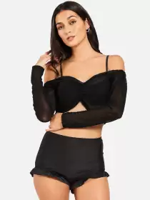 Women Off Shoulder 2-Piece swim set