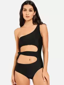 Women Cut-Out  One-Piece Swimwear