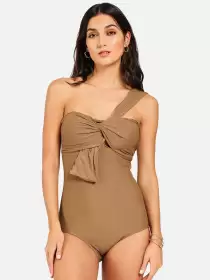 Women One Shoulder Bodysuit