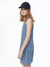 Girls Patterned Jersey Dress