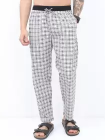 Men Checked Lounge Pants
