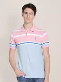 Men Polo Collar T-shirt