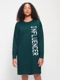 Plus Size Cotton T-shirt Dress