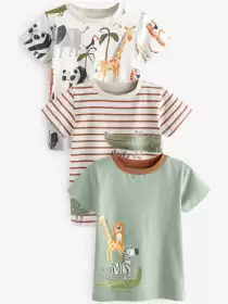 Infant Boys Pack Of 3 T-shirts