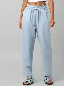 Women Cotton Denim Trousers