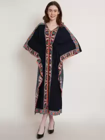 Ethnic Motifs Kaftan Dress