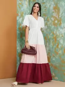 Tiered Cotton Maxi Dress