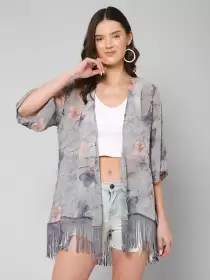 Women Printed Shrug