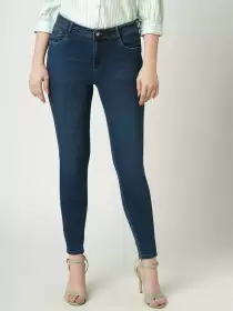 Women Super Fit Cotton Jeans