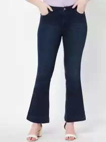 Women Bootcut High-Rise Jeans