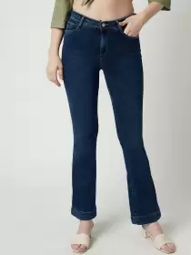 Women Flared High-Rise Jeans