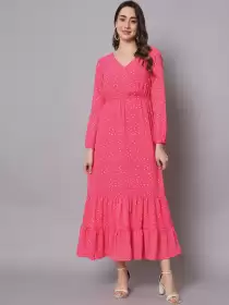 Floral Georgette Maxi Dress