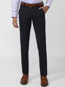Men Slim Fit Formal Trousers