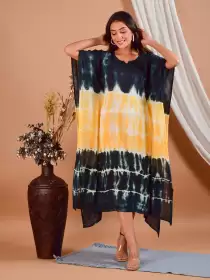 Dyed Kaftan Dress