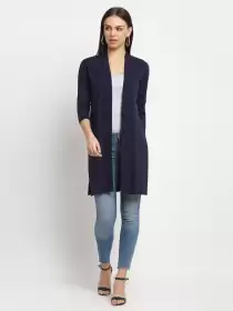 Women Cotton Longline Shrug