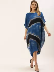 Tie And Dye Kaftan Dress