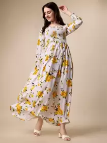 Floral Printed Maxi Dress