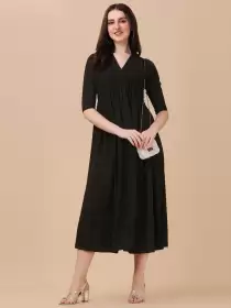 A-Line Midi Dress