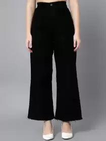 Women Wide Leg High-Rise Jeans