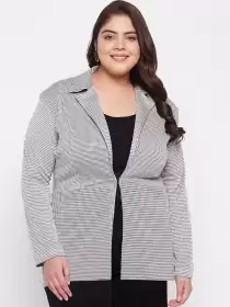 Women Plus Size Formal Blazer
