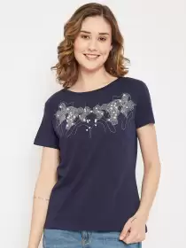 Printed Cotton T-shirt