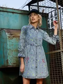 Floral A-Line Dress