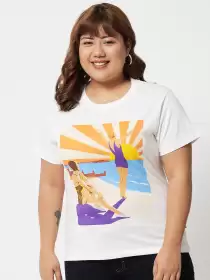 Plus Size Cotton T-shirt