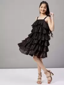Embellished Georgette Dress