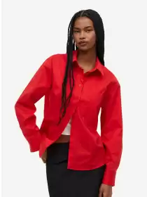 Women Cotton Poplin Shirt