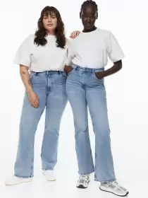 Women Bootcut High Jeans