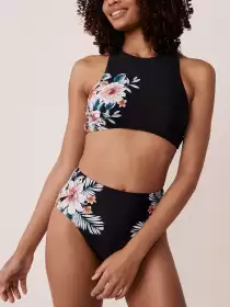 Women High Waist Swim Bottoms
