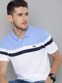 Colourblocked Polo T-shirt