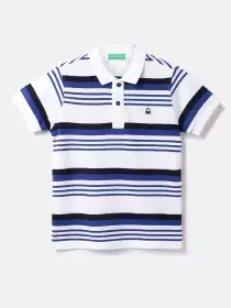 Boys Striped Cotton T-shirt