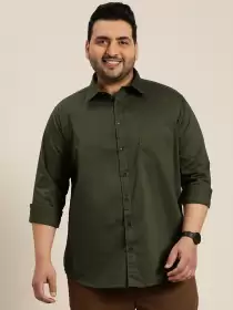 Men Plus Size Casual Shirt