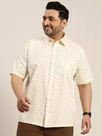 Men Plus Size Printed Shirt