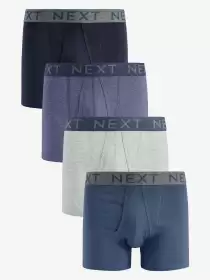 Men Pack Of 4 Mid-Rise Trunks
